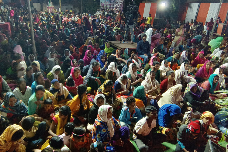 Thousands gathered at the three days prayer meeting held at Bidar, Karnataka by Grace Ministry on 26th, 27th and 28th of November, 2021 on the grounds of St Paul's Church. 